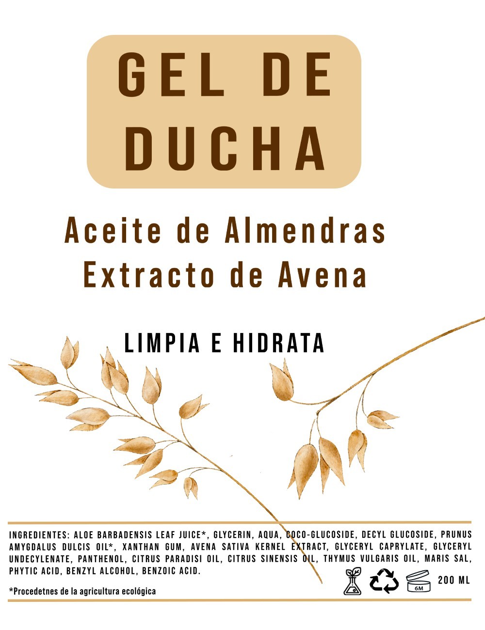 Gel de ducha AUREA